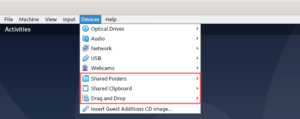 guest additions virtualbox shared folders